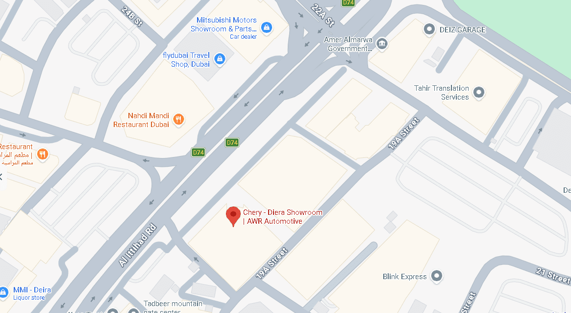 Chery Deira Showroom | AWR Automotive